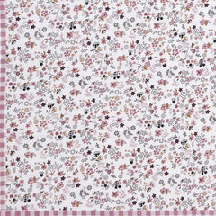 Dohar Cotton-Double Bed- Muddy Pink Small Print