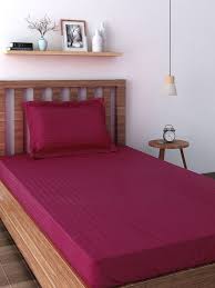 Single Bedsheet- Wine